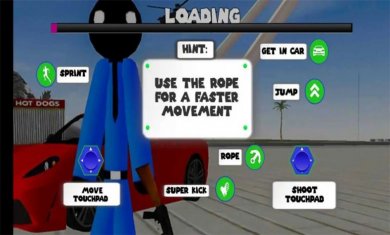 美国警察火柴人英雄(US PoliceMan Rope Hero)下载2